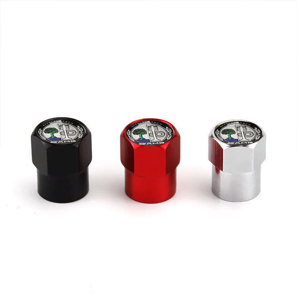 4Pcs Car Wheel Tire Valve Caps Air Stem Covers For Mercedes Benz AMG A B C E S G Class CLA W117 C117 GLA CLK SLK CLA GLK GLE GLS