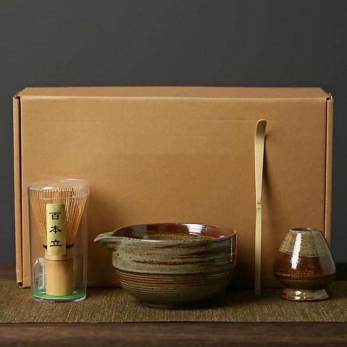 [Kyusuikei] Tea Bowl Set Matcha Utensil Set 500ml
