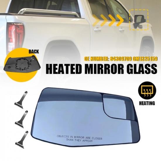 For GMC Chevrolet Sierra 1500 Silverado 1500 19-23 Right OEM Side Mirror Glass V