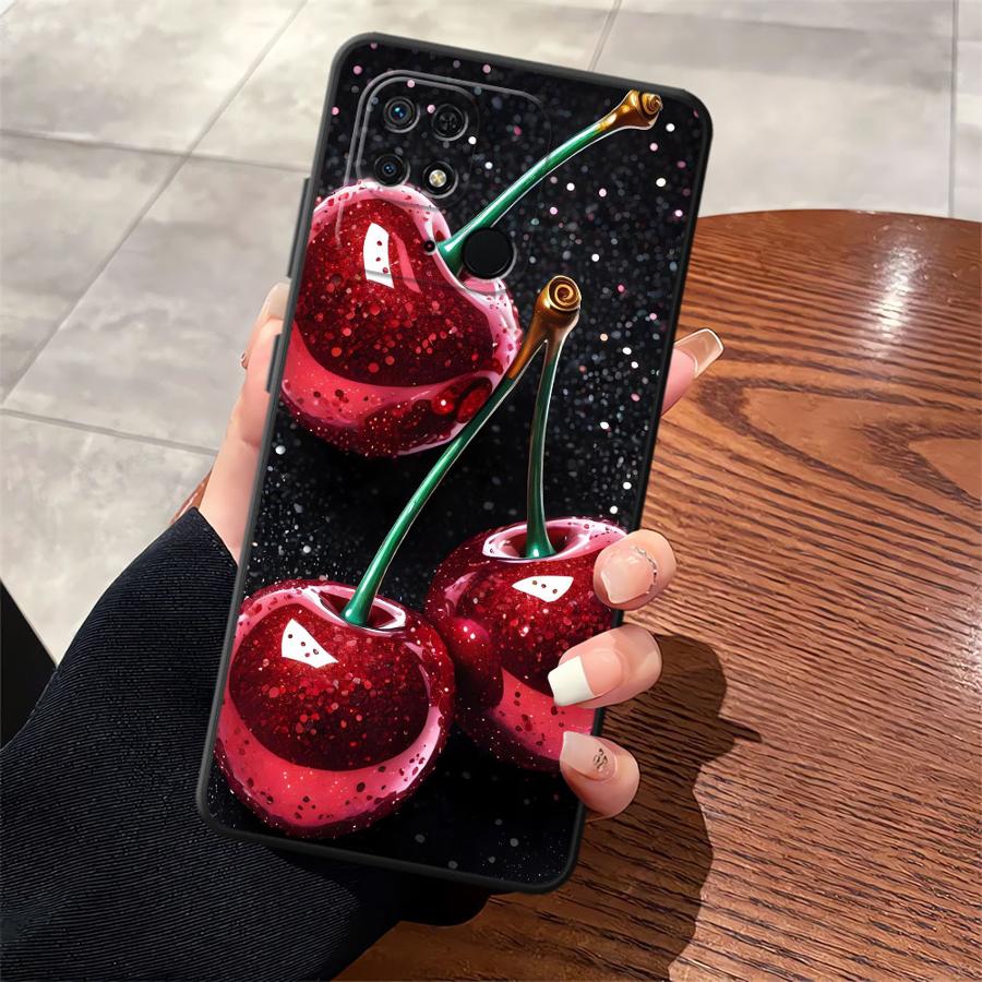 

Cherry Pattern Funda Phone Cover Case for Xiaomi Redmi 9 13C 10 12C K40 K80 Pro A4 A1 A2 Plus A3 14C A5 Redmi 13