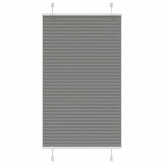VidaXL Store plissé anthracite 70x150 cm largeur du tissu 69,4 cm, store plissé de fenêtre, store accordéon, store plissé de 4015086