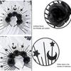 Elegant Gothic Crown Headband Moon Star Baroque Tiaras Hairband Sungodness Hairhoop Women Cosplay Costume Accessories