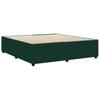 Bed Frame without Mattress Dark Green 180 x 200 cm Velvet