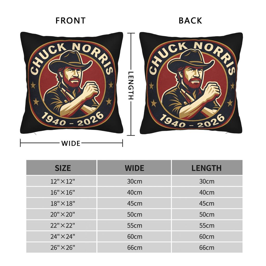 Chuck Norris Pillowcases Morden Pillow Case For Sofa Home Decoration Soft Pillow Cover