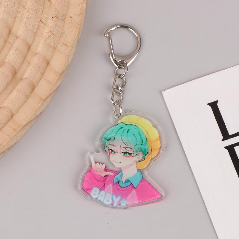 Kpop Demon Hunters Huntrix Saja Boys Keychains For Accessories Jewelry Rumi Zoey Jinu Mira Sold My Soul Keyrings Fans Gifts