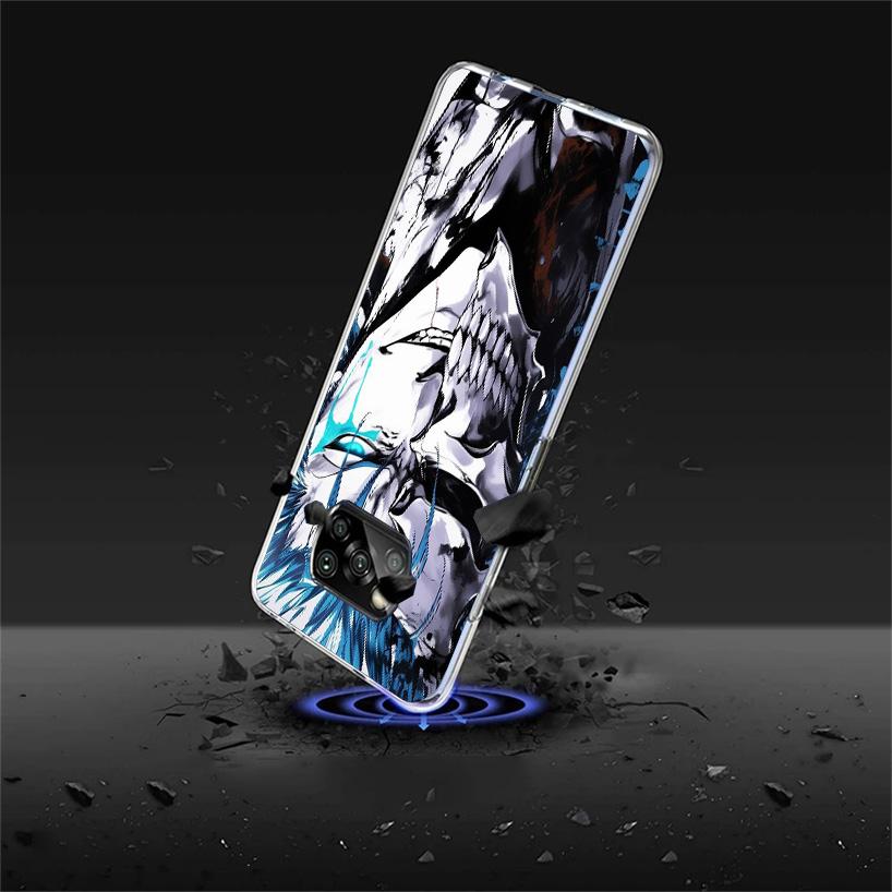 Grimmjow 6 Bleach Phone Case For Xiaomi Poco X7 X6 X5 Pro F7 Ultra Redmi 15C 15 13 13C 12 12C 10 10A 10C 9 9A 9C 9T Shell Poco X