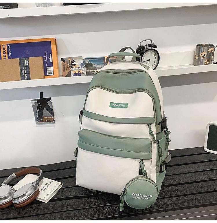 

Школьный рюкзак Mori Летний Рюкзак Большой Вместимости Парный Модный Универсальный Сумка для Компьютера Студенческий Класс Школьный Рюкзак Сумка для Поездок