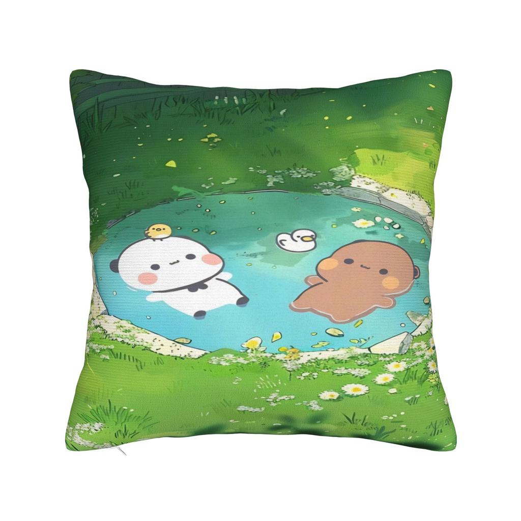 Bear Cartoon Cute Bubu Dudu Pillow Cover Pillow Case For Sofa Home Decoration Cushion Cover Polyester Pattern Pillowcases