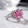 Lindon Classic Ring For Women With Round Shape Zircon Wedding Party Gift  Size 6-10