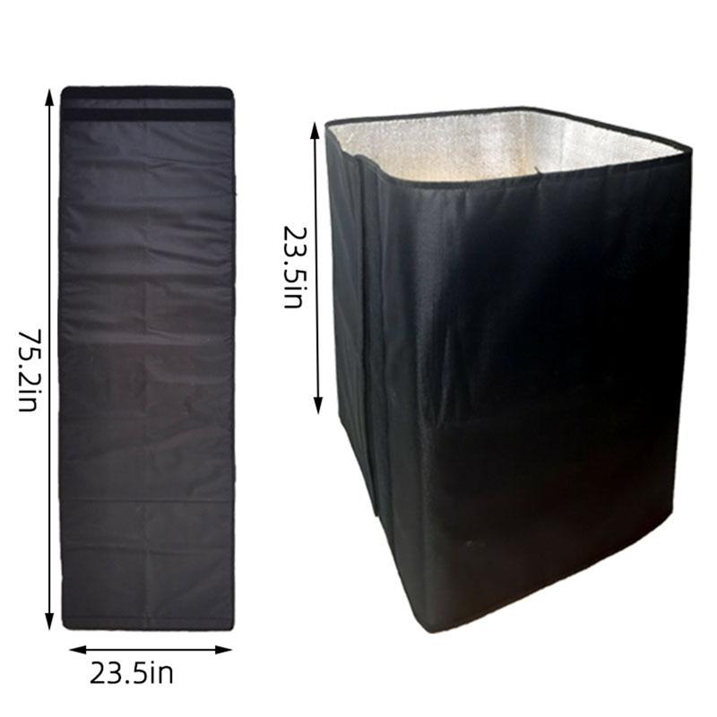 M-Modern-75.2" X 23. 5" Bee Hive Wrap For Winter Warm Windproof, Waterproof Beehive Insulation Wrap Beehive Warmth Cover