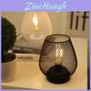 Charming Iron Mesh Led Lantern Night Light For Bedroom And Living Room Ambiance