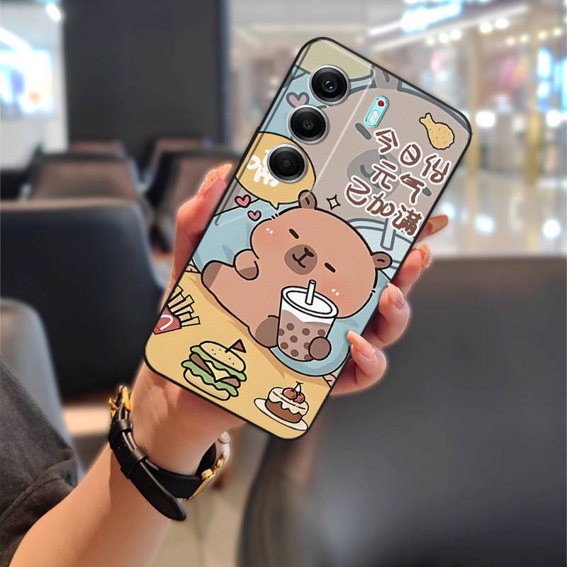 Dirt-resistant Graffiti Phone Case For Tecno Camon40 Pro 4G/5G/CM6/CM7 Waterproof Cartoon Cute Couple TPU Shockproof