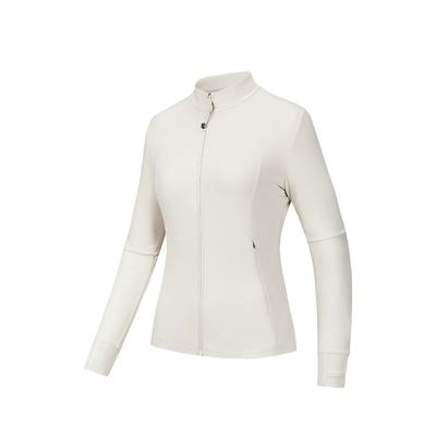 Jaqueta Versátil de Cor Sólida com Zíper e Gola Alta, Ajuste Slim para Mulheres, jaquetas 962537703-7