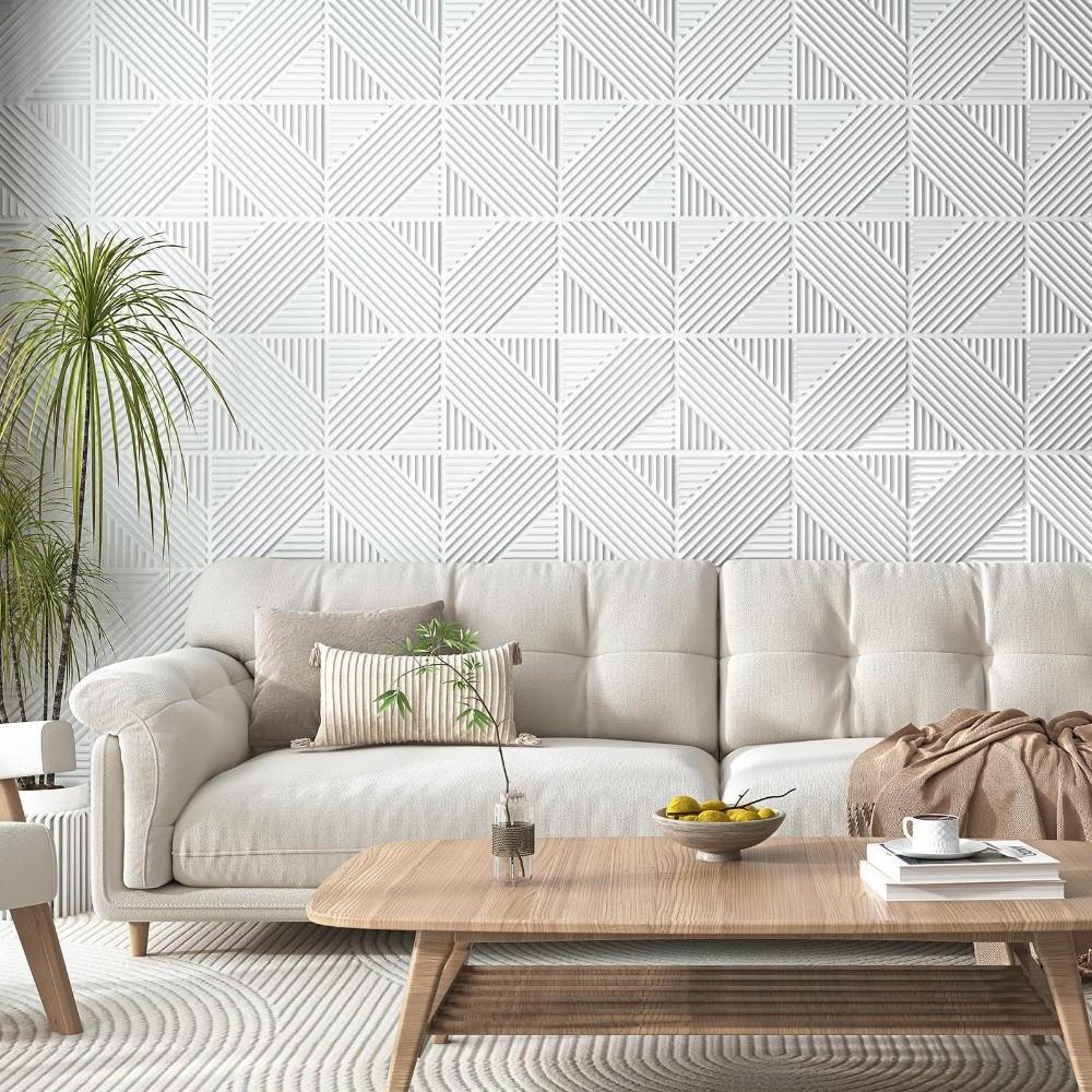Self-adhesive Decorative 3D Wall Panels PVC 3D Wall Tiles New Wallpaper