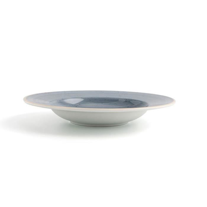 Assiette Creuse Ariane Terra Céramique Bleu (Ø 26 Cm) (6 Unités)