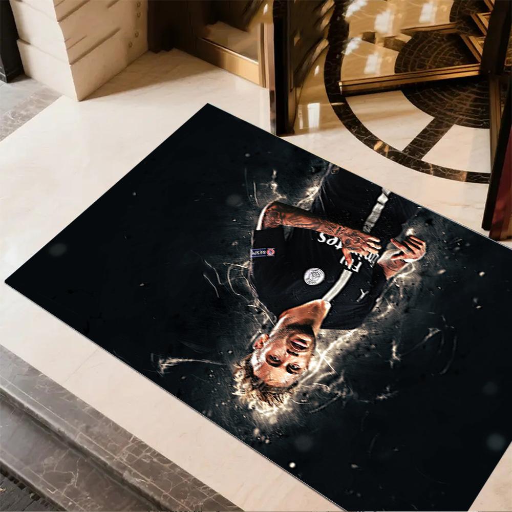 Psg Star Action Area Rug Suitable for Decorate room Bedrooms Hallway Dormitory Antislip Carpet Anime Office Decor