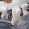 1 buc. Matriță de Ceară Siliconică 3D Corp Uman DIY Instrument pentru Fabricarea Manuală a Lumânărilor Matriță Epoxy Cristal Artă Simulare Decorare Corp Uman