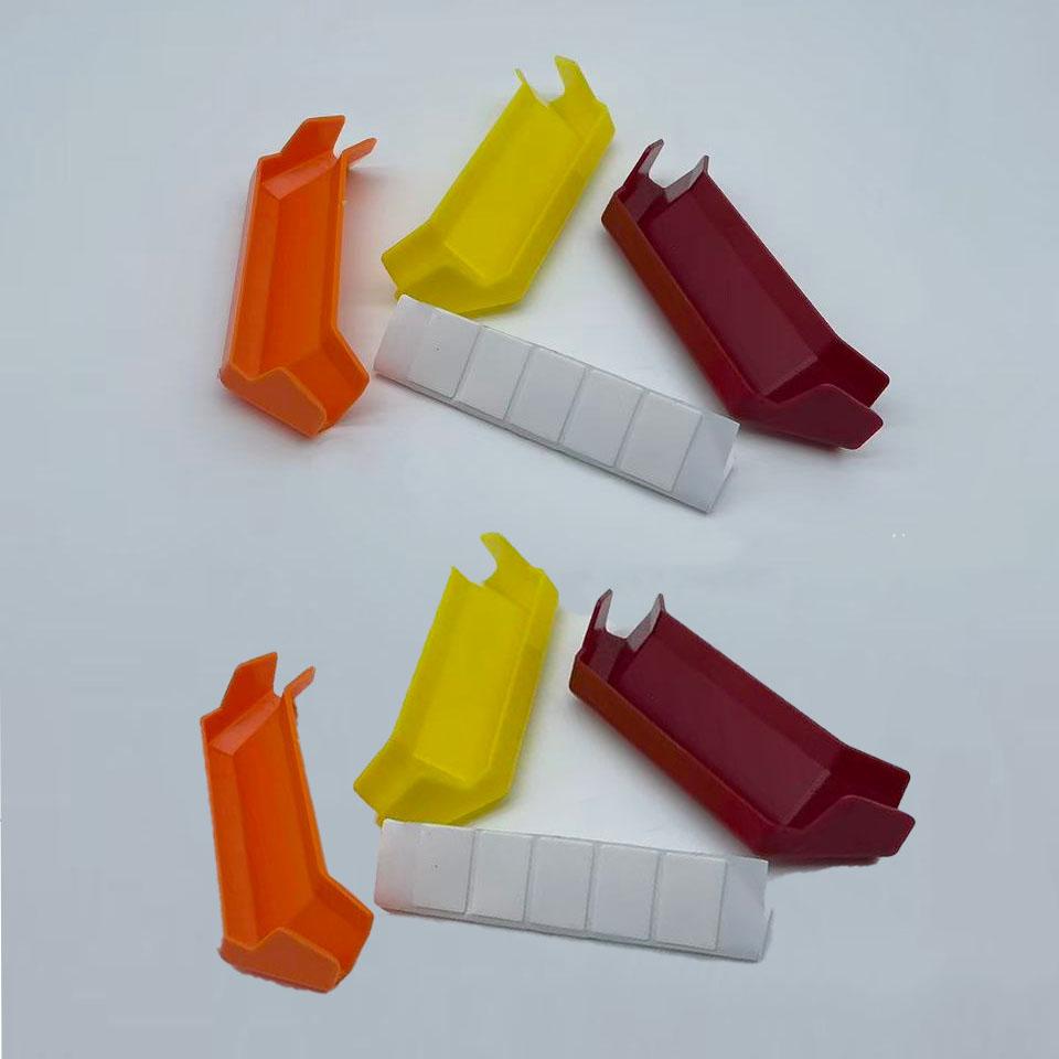 3 Colors Grille Badge Tri Colors Emblem Vehicle Front Mesh Grille Label Decoration Sticker Accessories For Auto Car Decoration