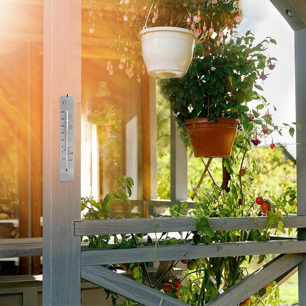 Thermometer Universal Analog Außen Innen Raum Wandmontiert Groß