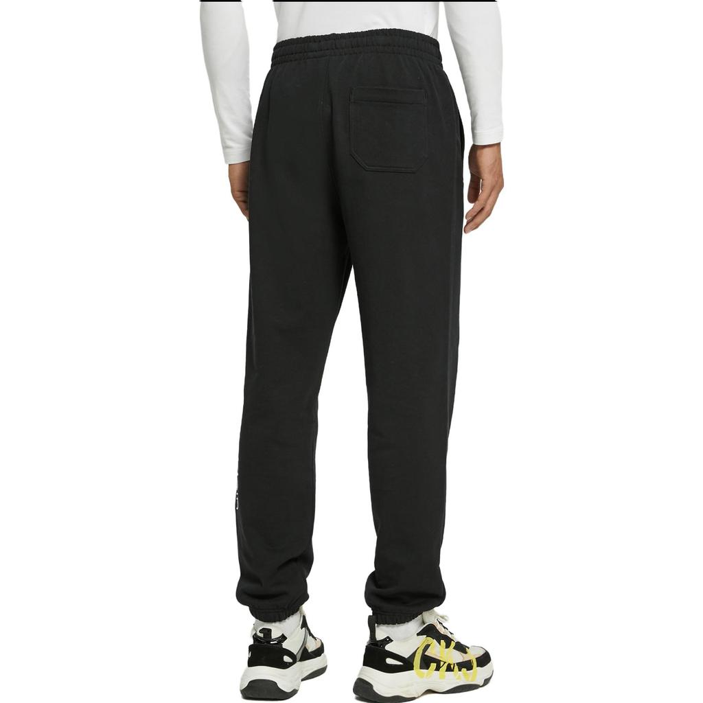 Calvin Klein Contrast Letter Embroidered Joggers Men Bottoms Black 40HM232-BAE