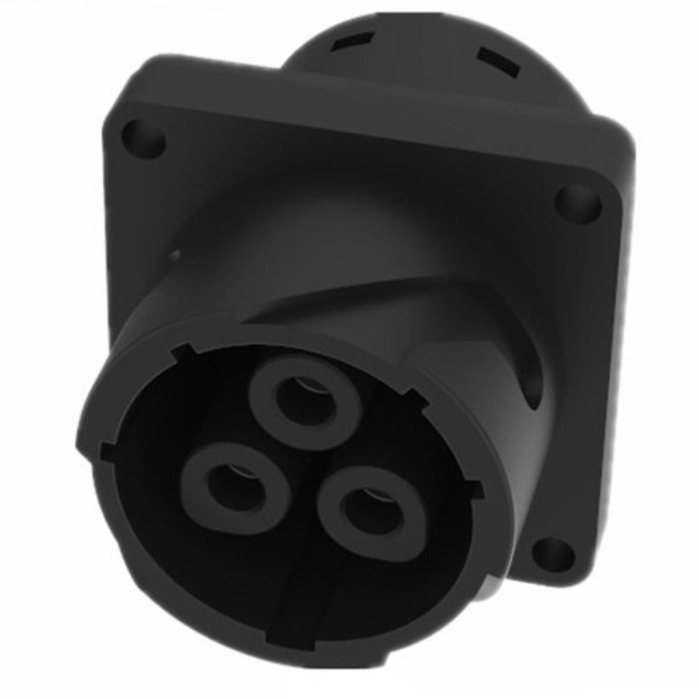 Aviation Connector 3pin 80A 600V with Waterproof IP67 and Flame Retardant Nylon V0 for Energy Storage Power Output Input