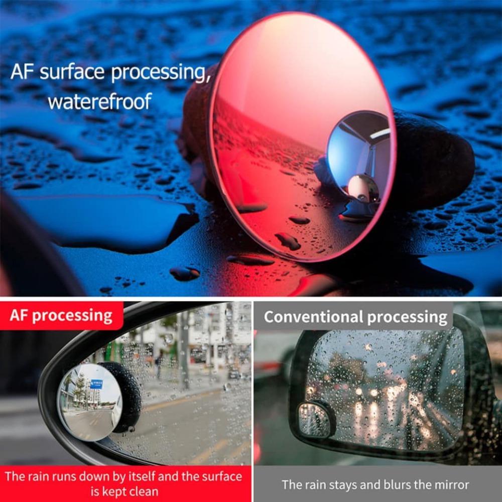 1/2/6/12/20pcs Car Blind Spot Mirrors Auto Parking Blind Area Auxiliary Small Round Mirror 360 Wide Angle Adjustable Rearview Mirror