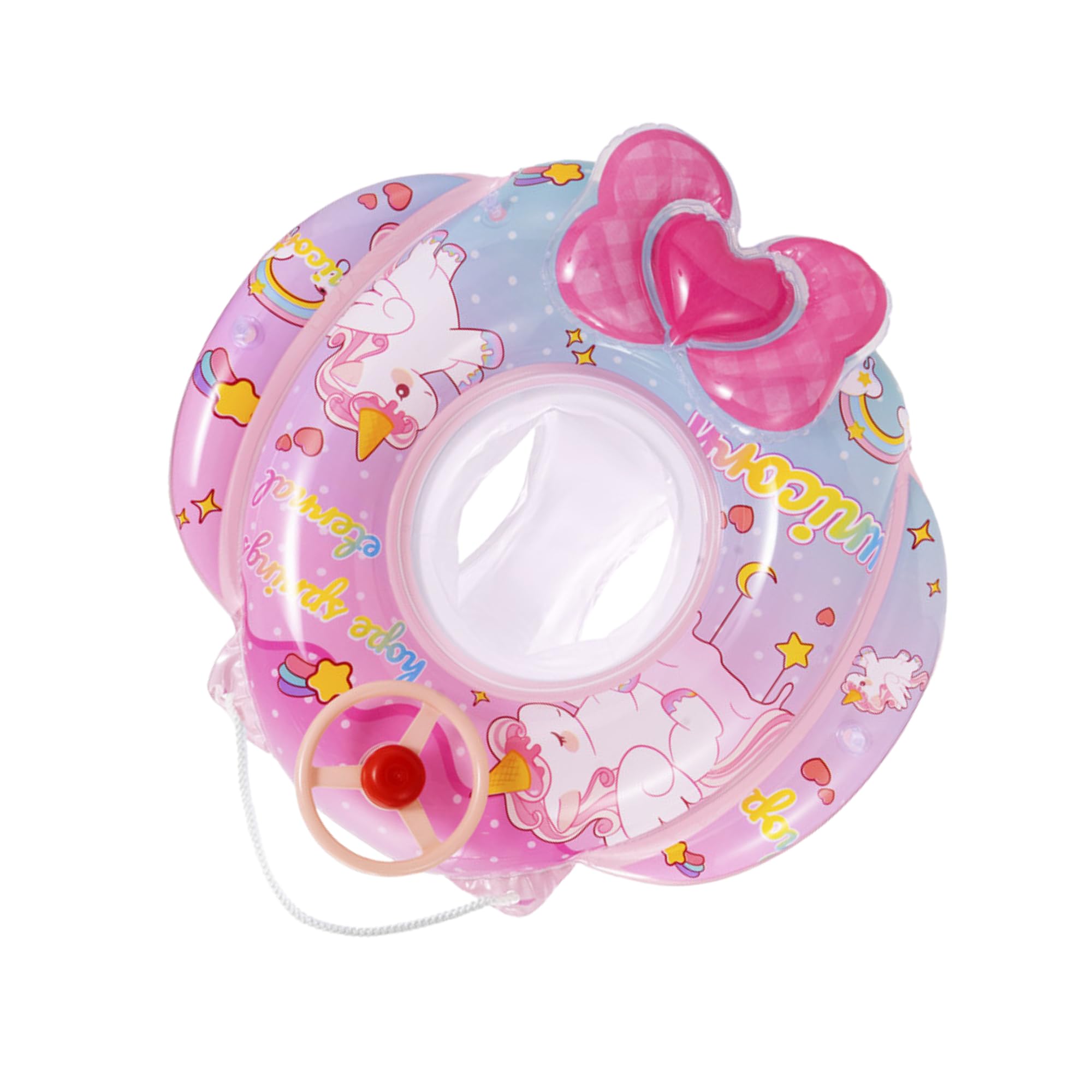 

NASSIA Cute Design Float with Valve for Pool, Beach, and Water Play (Unicorn)