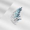 Multicolor Crystals Butterfly Brooch Comfortable Alloy Construction Easy To Wear On Scarves Hats