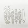 Birthday Candle Die Cut Metal Embossing Stencils Carbon Steel Cutting Dies for Card Making Scrapbooking Craft Project
