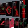 Morocco Flag Soccer Phone Case for Samsung A17 A37 A57 A55 A35 A25 A15 A54 A14 A24 A34 A13 A23 A33 A53 A07 A05S A04S A03 A73 Gal