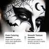 Facial paint stick, black, smooth and easy to apply, provides even color coverage, contains Vitamin E, perfect for party and special effects makeup