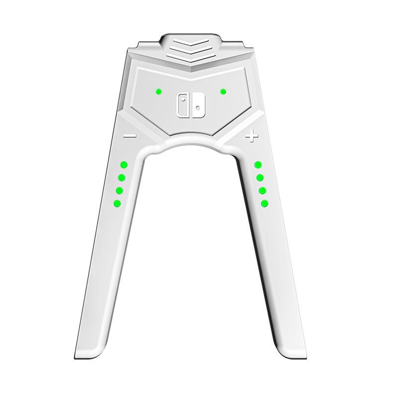 Switch OLED Joy-Con Ladegriff & Hartglas - Spielen während des Ladens