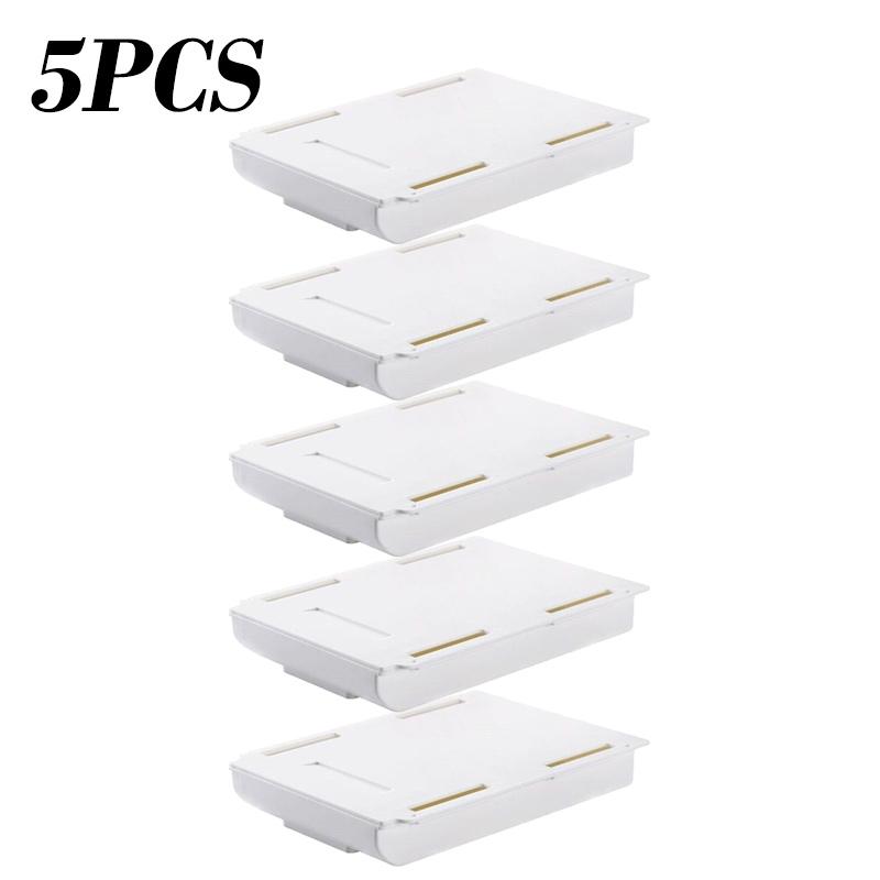 Self Stick Pencil Tray Under Desk Drawer Storage Box Hidden Stationery Organizer Stand For Pens Office Home Storage Organizer