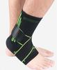 Manufacturer Adjustable Weave Elastic Compression Foot Ankle Support Brace Socks Sleeve Protector Gear with Bandage Wraps Straps