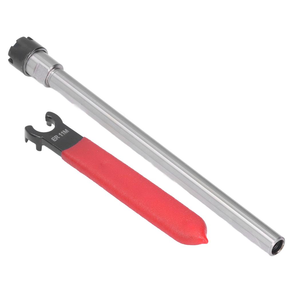 Collet Chuck Holder Straight Long CNC Milling Extension Rod 17mm Clamping Range Wrench(C10ER11M150L