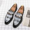 Mode Italienische Herrenschuhe Bunte Bunte Slipper Herren Slip-on Fahrschuhe Herren Nachtclub Mode Lederschuhe Hochzeitsschuhe