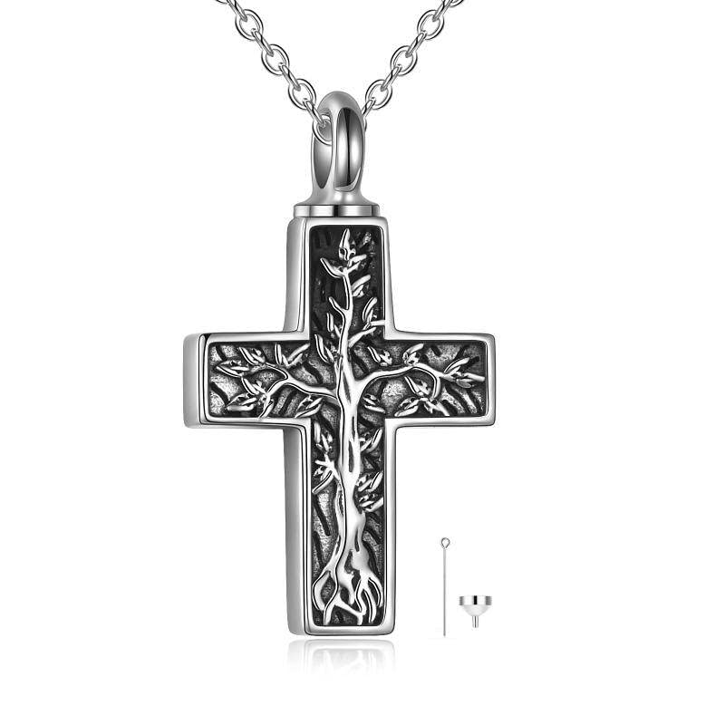 

Life Tree Tree of Life Memorial Cremation Container Hand Memorial Commemorative [AOBOCO] Pendant, Necklace, Pendant, Ashes/Hair Container, Memorial,