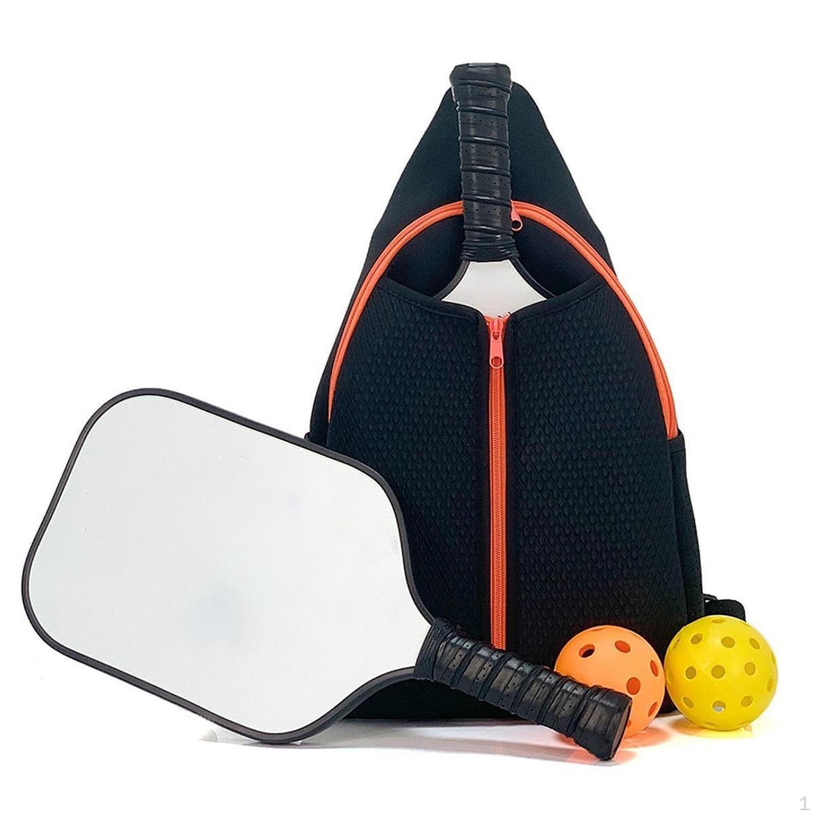 

Сумка для пиклбола Gym Professional Portable Fitness Neoprena Paddle Black Orange