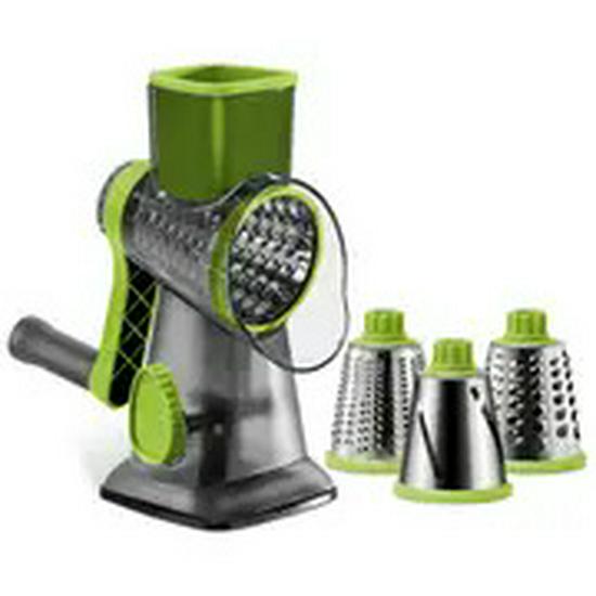 Multi-Function Hand-Crank Vegetable Slicer & Grater