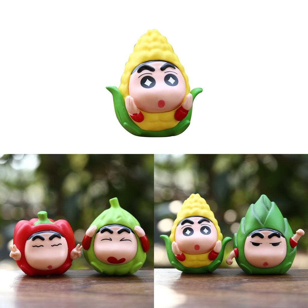 Crayon Shin Fruit Chan Pvc Desktop Decor  Action Figure Model For Collectors