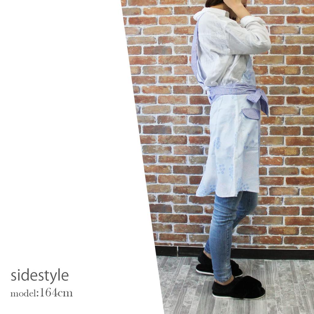 Apron Flare Apron AP42321 BL [Hiba Japan] M~L