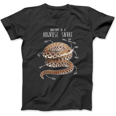 Anatomy of a Hognose Snake, Funny Pet Reptile Animal Lover T-Shirt BLK Men Women Longsleeve Tank Top Hoodie
