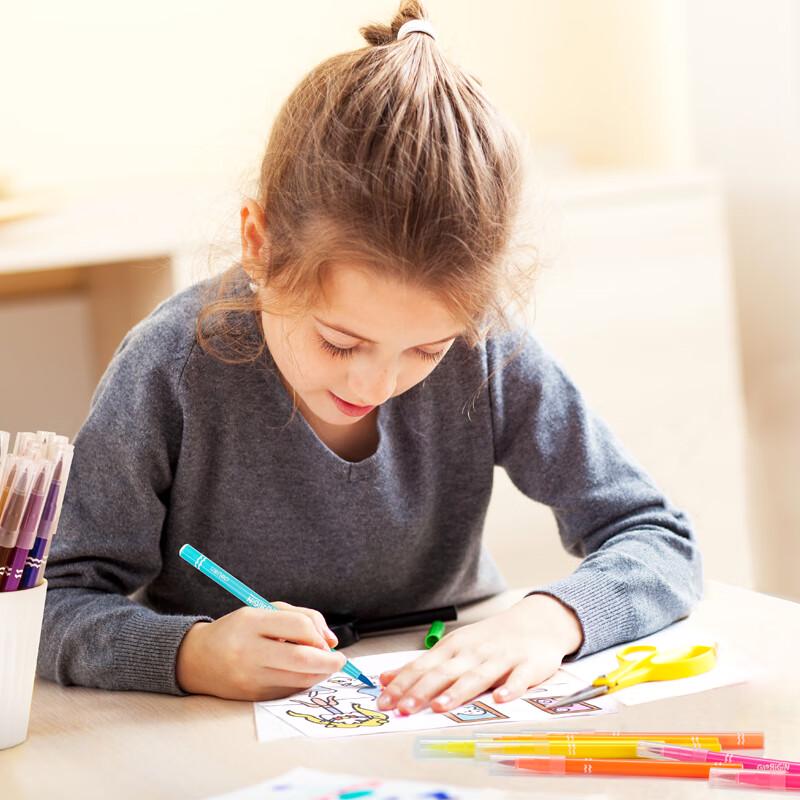 Deli Soft-Tip Washable Watercolor Pen Set