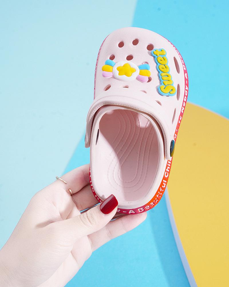 Kids' Summer Non-Slip Closed-Toe Slippers for Boys & Girls (Ages 2-7)