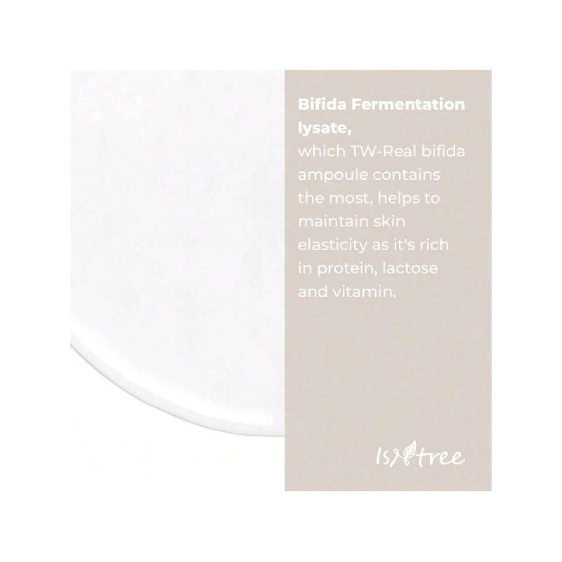 Isntree TW-Real Bifida Ampoule 50ml  | Skin Elasticity Care | Softens Skin Texture | Tone & Wrinkle Care | Rich Nourishment