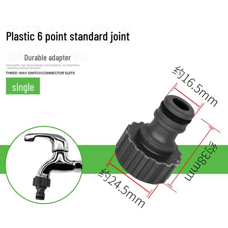 Multi-Function Quick Connector Set: 3/4 & 6 Point Water Gun and Faucet Accessories for Car Wash and Washing Machines