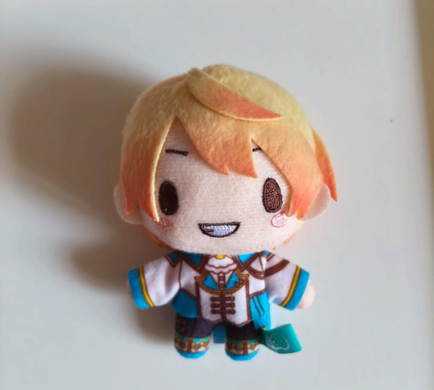 10cm Pjsk Pluche Sleutelhanger Project Sekai Tenma Tsukasa Knuffel Pluche Beestjes Tas Hanger Kamishiro Rui Schattige Pluche Pop Speelgoed Cadeau beige