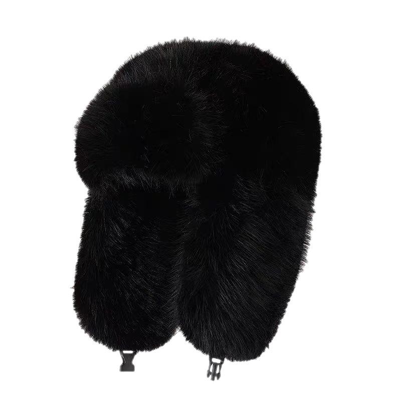 Unisex Warm Ushanka Hat, Faux Fox Fur, Windproof & Snowproof with Ear Protection for Autumn/Winter.