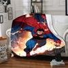 1pc Superman superhero Flannel Blanket Soft Warm Throw for Home, Office, Travel, All-Season Cozy Bedding Gift L1452