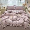 Lace Bed Four-piece Set, Skin-friendly Cloud-feeling Thin Quilt Cover, Bed Sheet Quilt Cover Three-piece Set